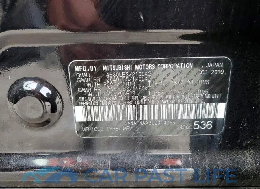 JA4AT4AA8LZ014765# 13