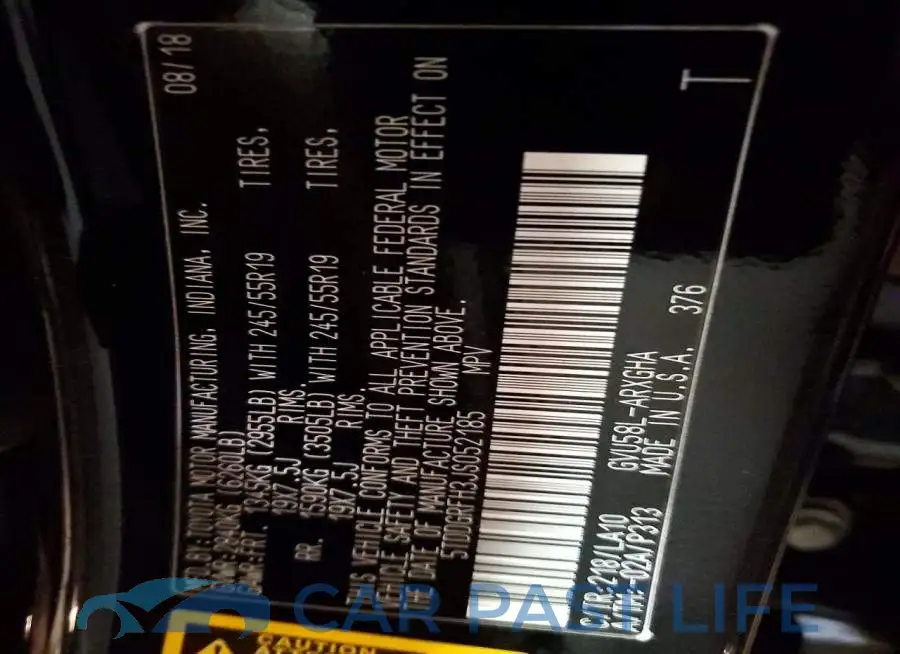 5TDDGRFH3JS052185# 13