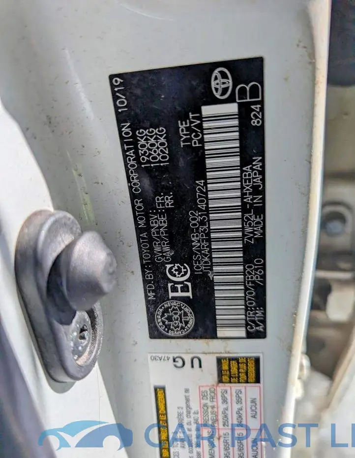 JTDKARFP3L3140724# 10