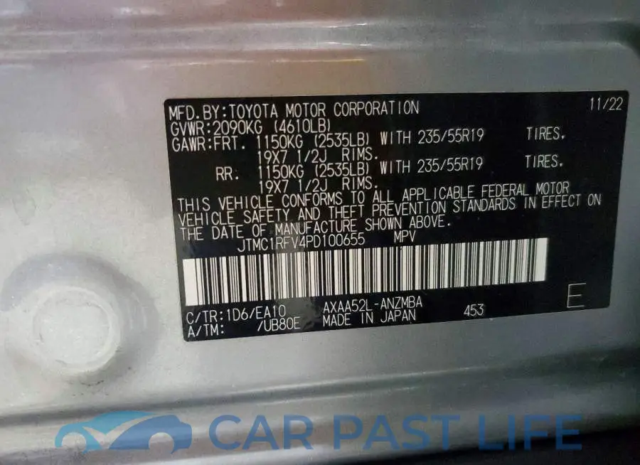 JTMC1RFV4PD100655# 13