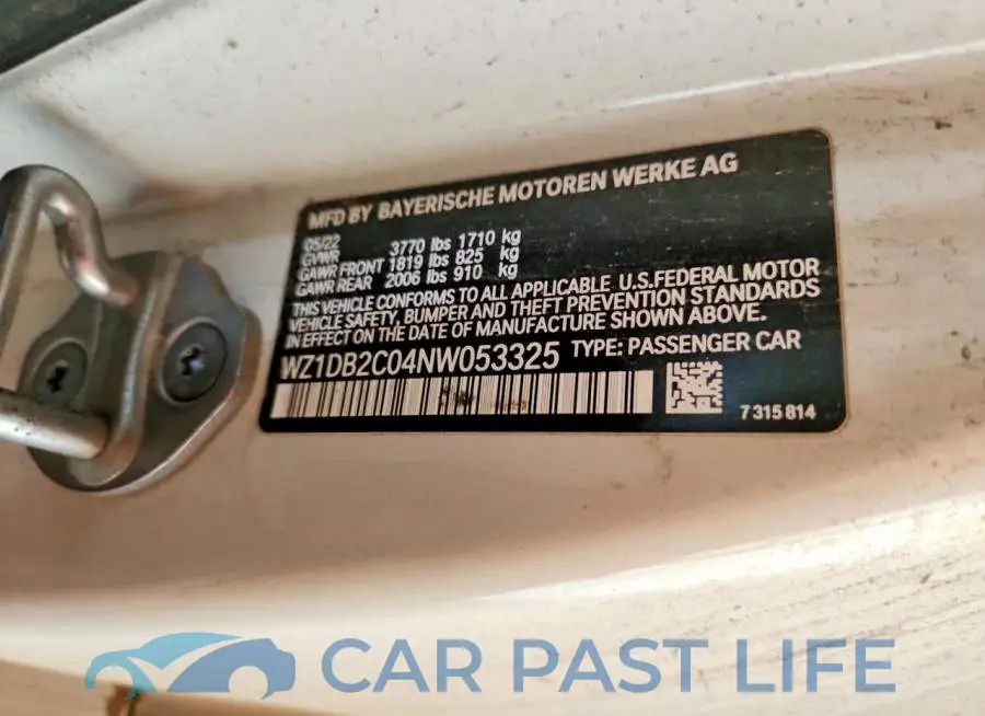 WZ1DB2C04NW053325# 12