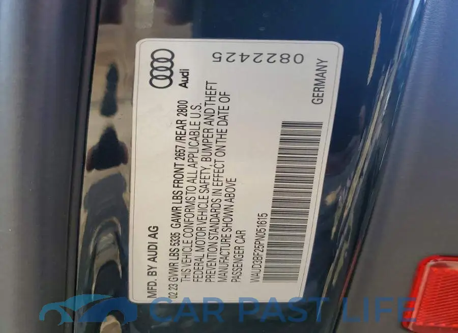 WAUD3BF25PN051615# 12