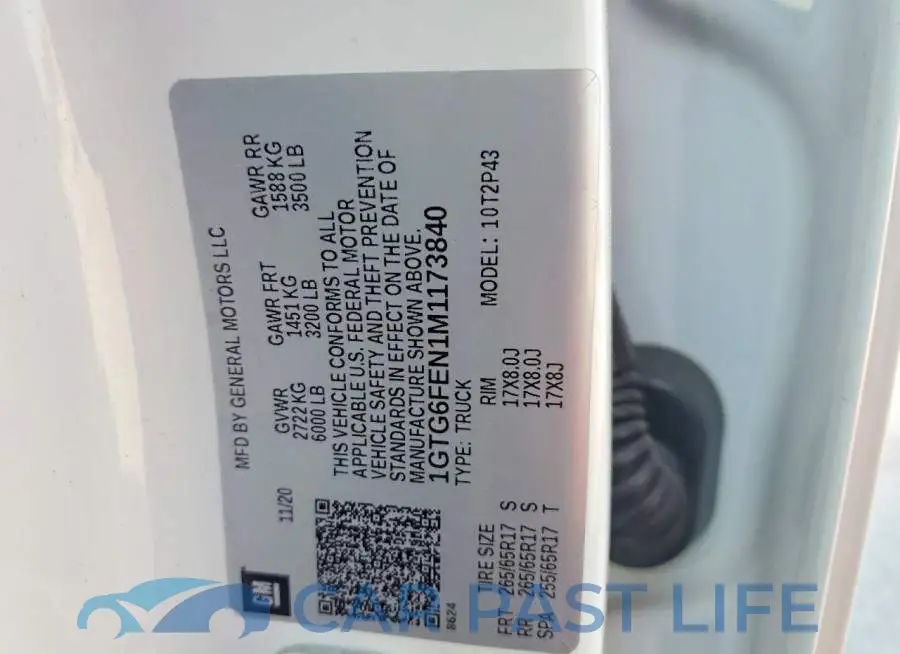 1GTG6FEN1M1173840# 12
