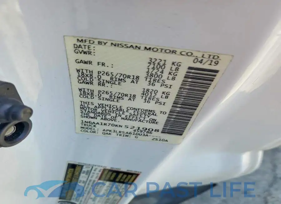 1N6AA1R70KN521908# 12