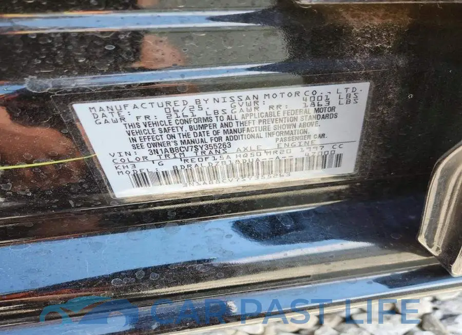 3N1AB8CV7SY355263# 12