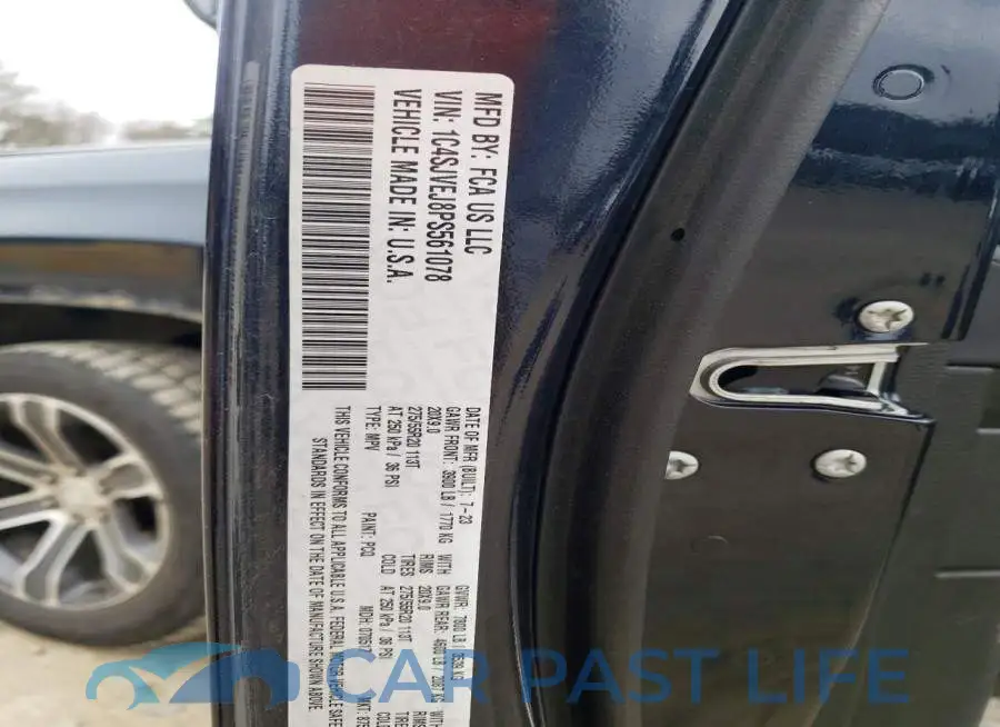 1C4SJVEJ8PS561078# 14