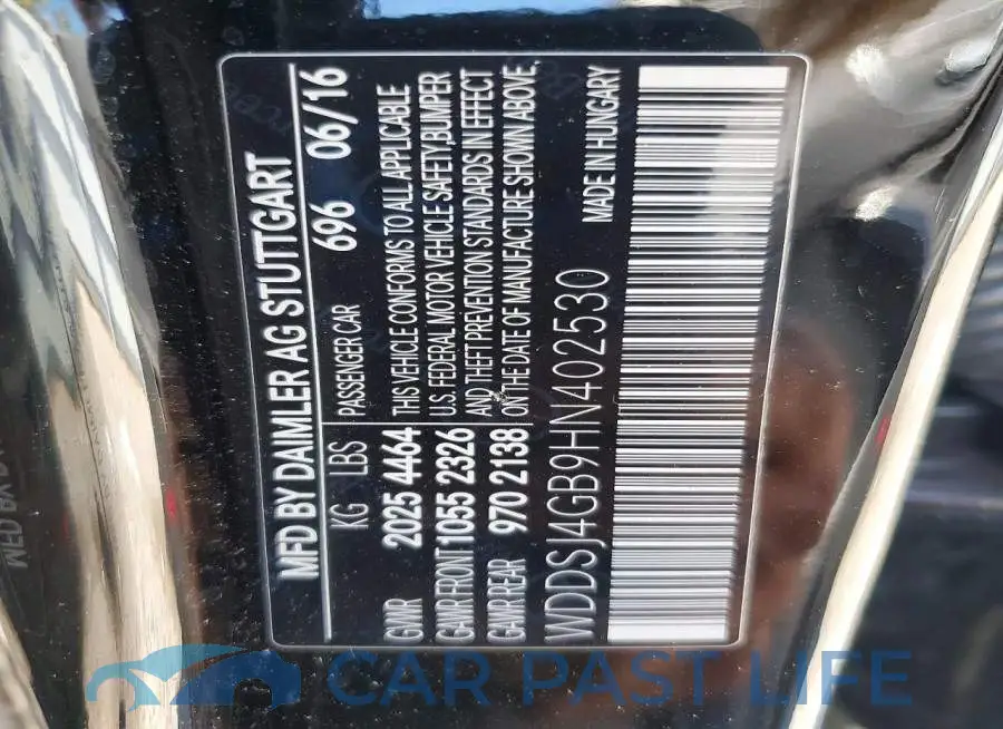 WDDSJ4GB9HN402530# 12