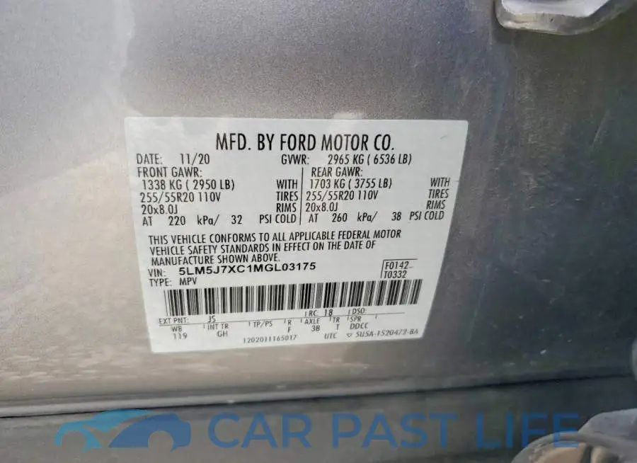 5LM5J7XC1MGL03175# 13