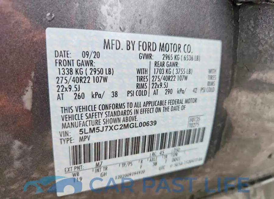 5LM5J7XC2MGL00639# 13