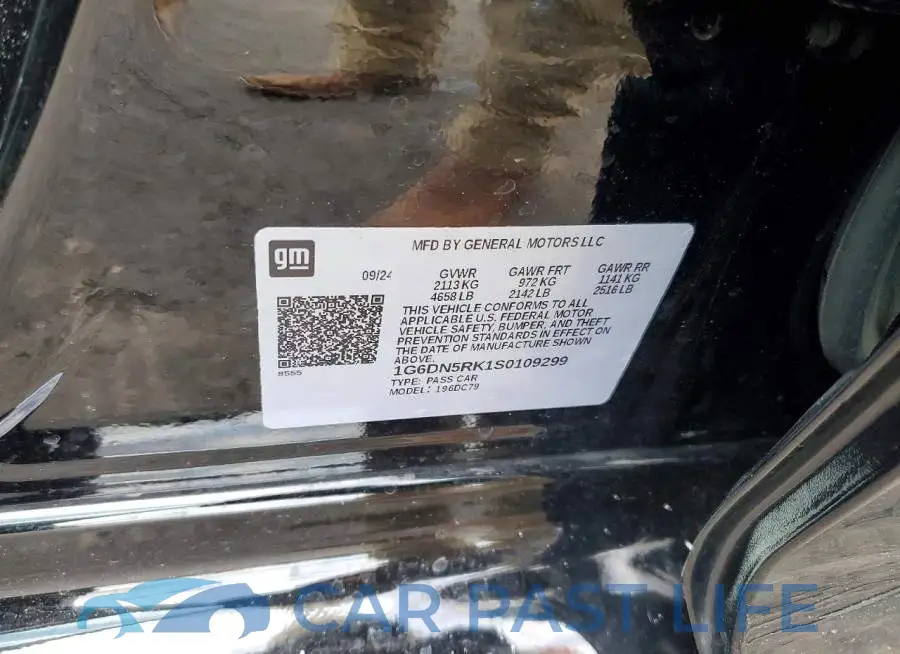1G6DN5RK1S0109299# 12