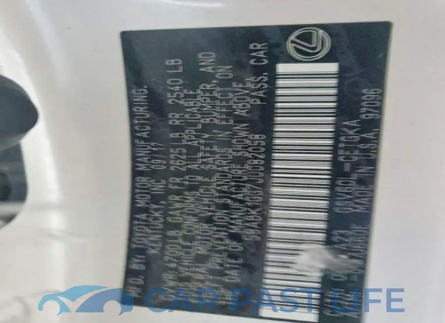 58ABK1GG7JU082058# 12