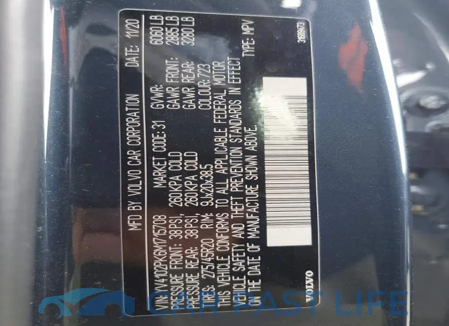YV4102PK6M1715708# 13