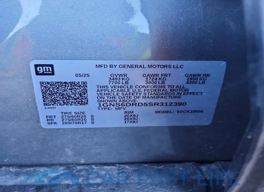 1GNS6DRD5SR312390# 14