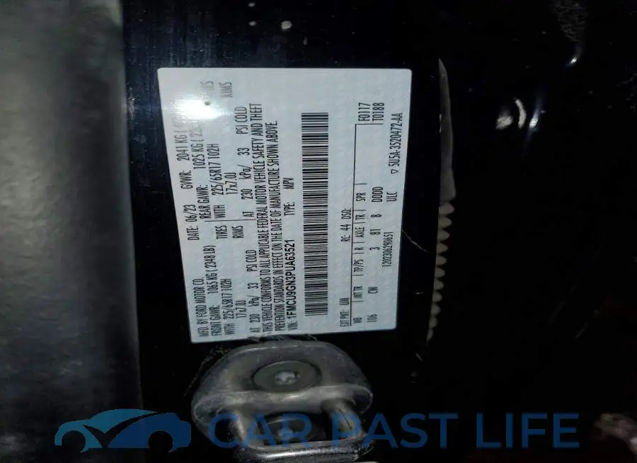 1FMCU9GN3PUA63521# 13