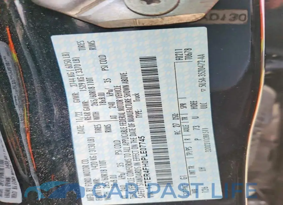 1FTER4FH0PLE07745# 12