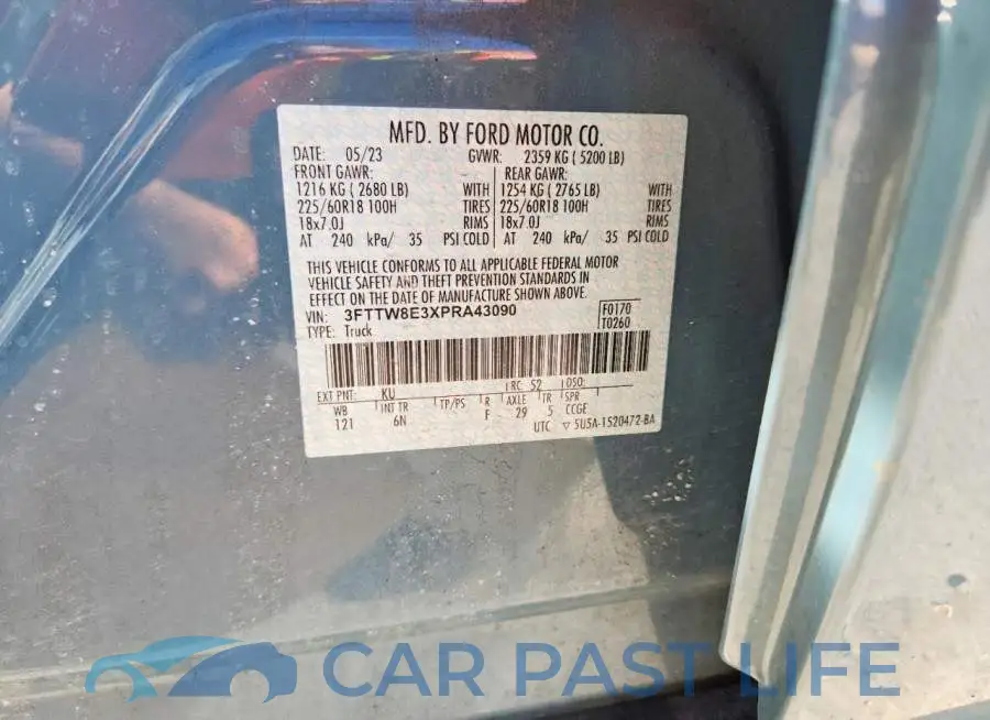 3FTTW8E3XPRA43090# 12