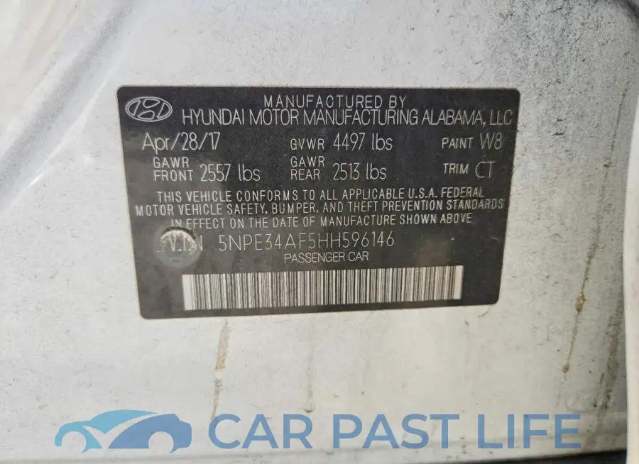 5NPE34AF5HH596146# 12
