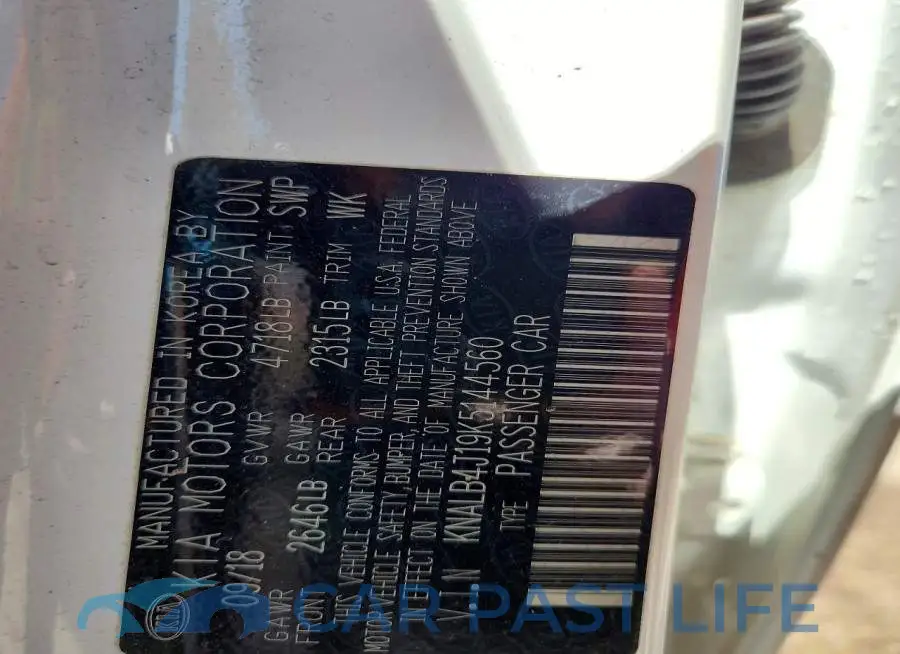 KNALB4J19K5144560# 13