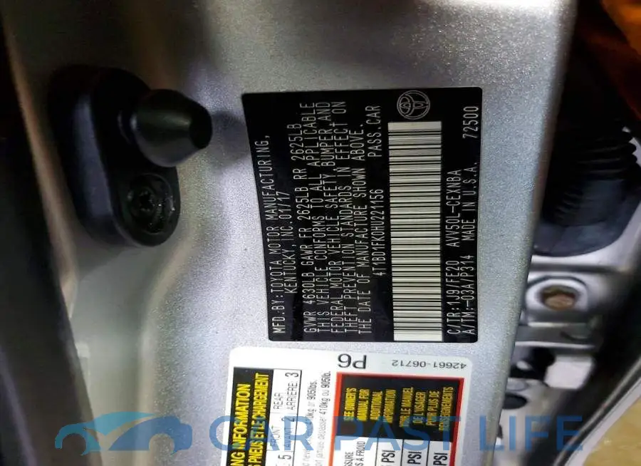 4T1BD1FK0HU221156# 13