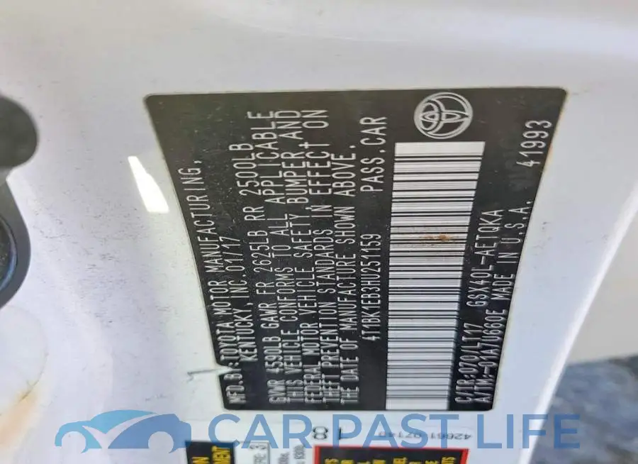 4T1BK1EB3HU251159# 12