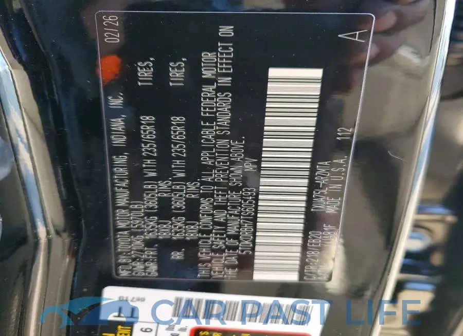 5TDKDRBH7TS605493# 13
