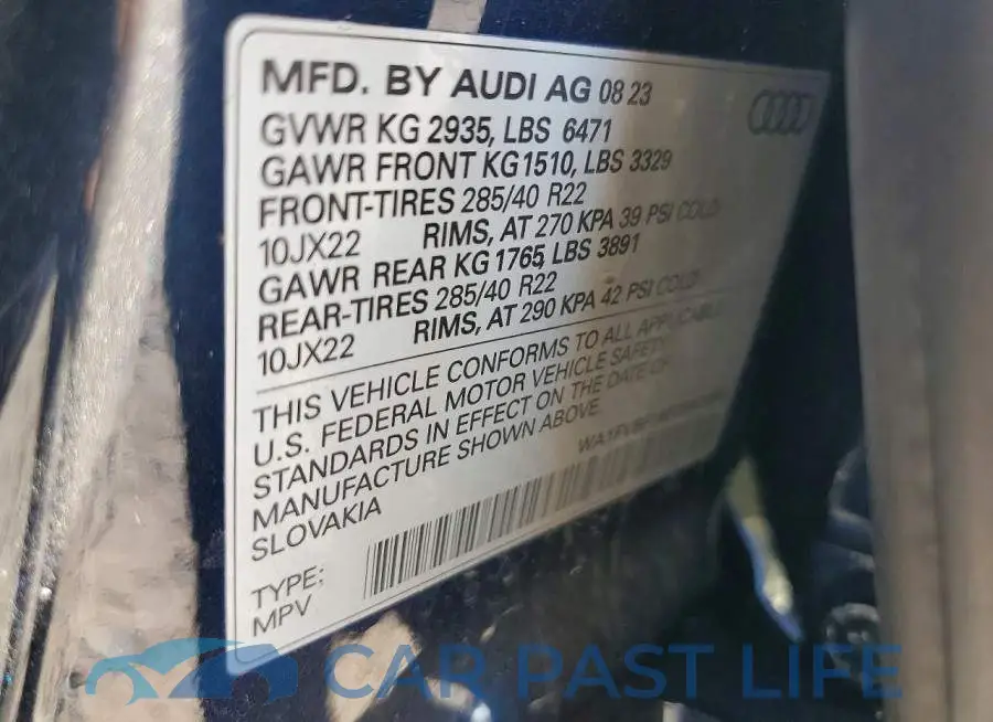 WA1FVBF16PD041950# 12