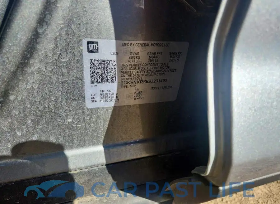 1GKENKRS6SJ231493# 13