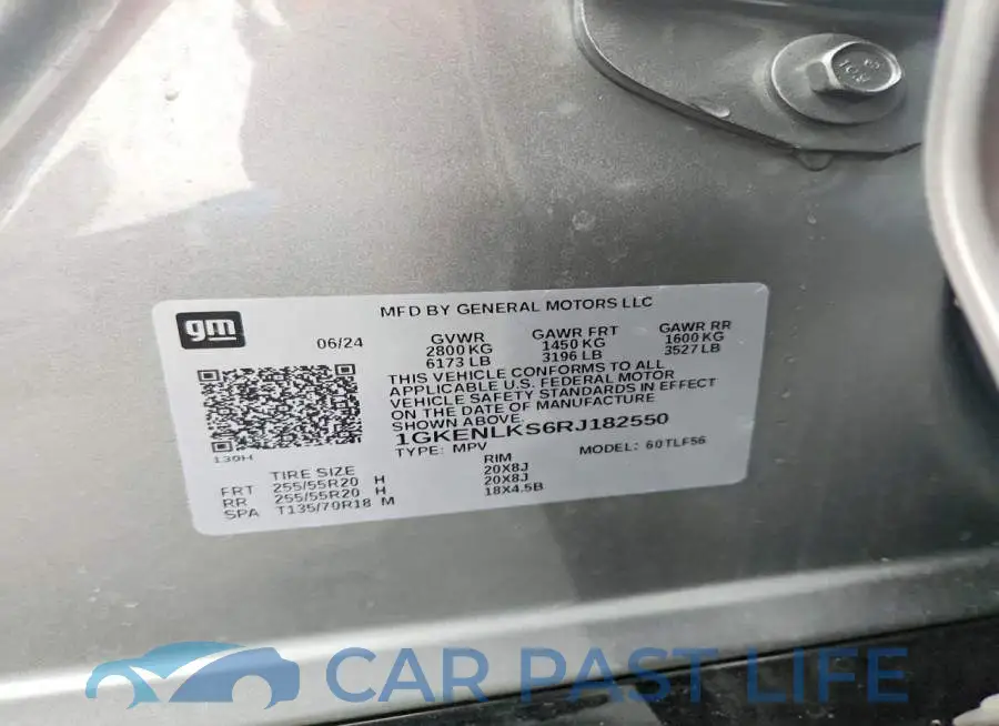 1GKENLKS6RJ182550# 14