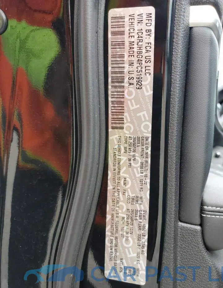 1C4RJHBG4PC519929# 14
