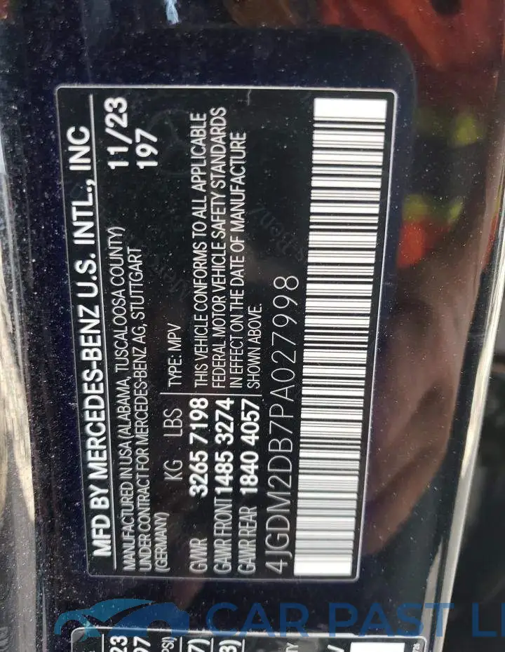 4JGDM2DB7PA027998# 14