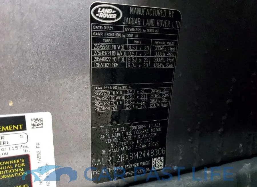SALRT2RX8M2448306# 14