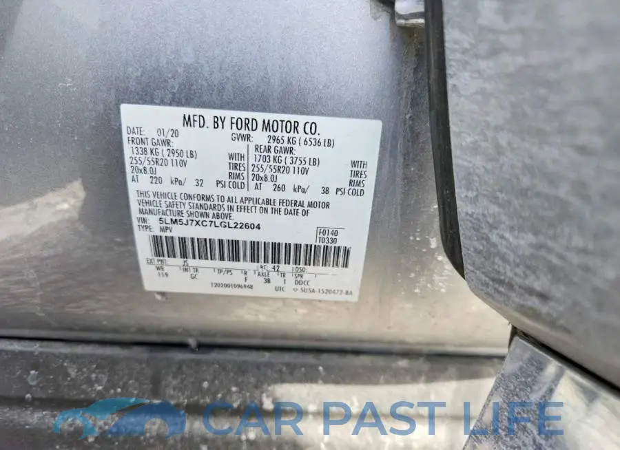 5LM5J7XC7LGL22604# 12