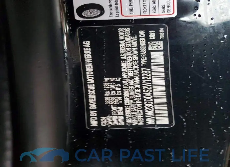 WMW23GD04S2W12287# 13