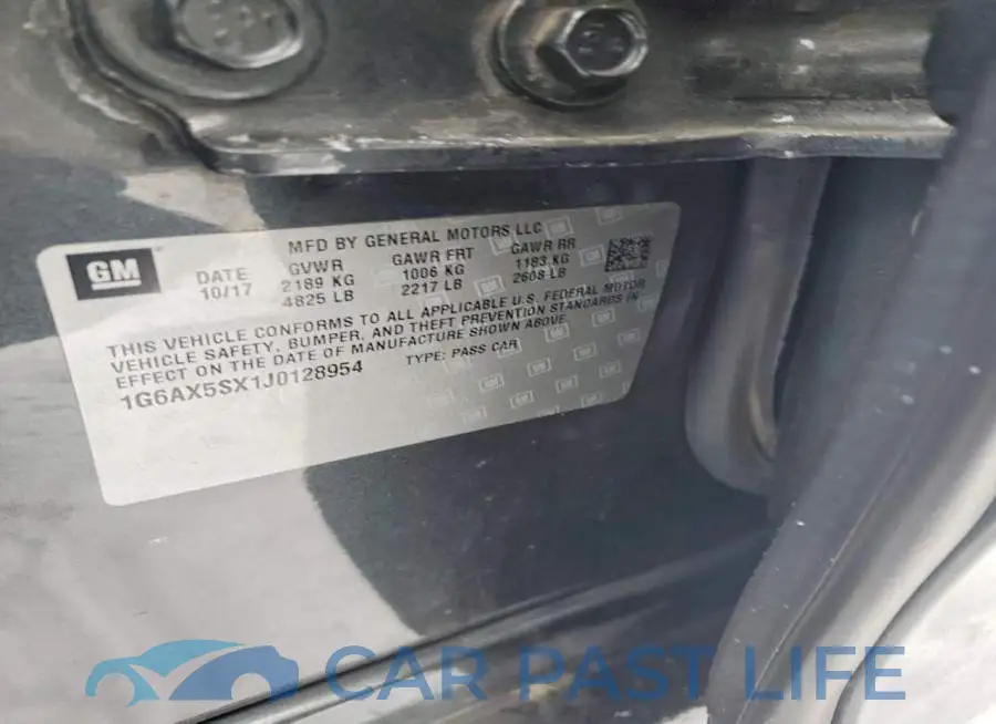 1G6AX5SX1J0128954# 13