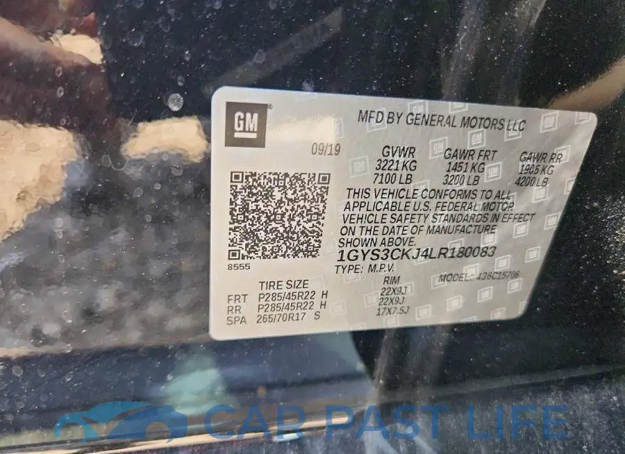 1GYS3CKJ4LR180083# 13