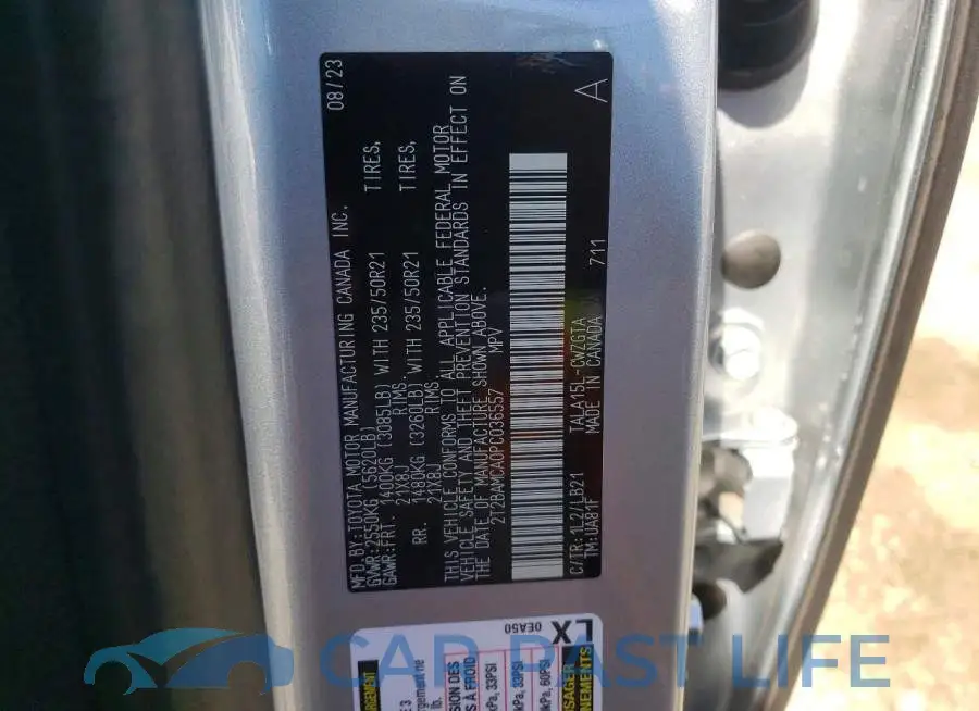 2T2BAMCA0PC036557# 13