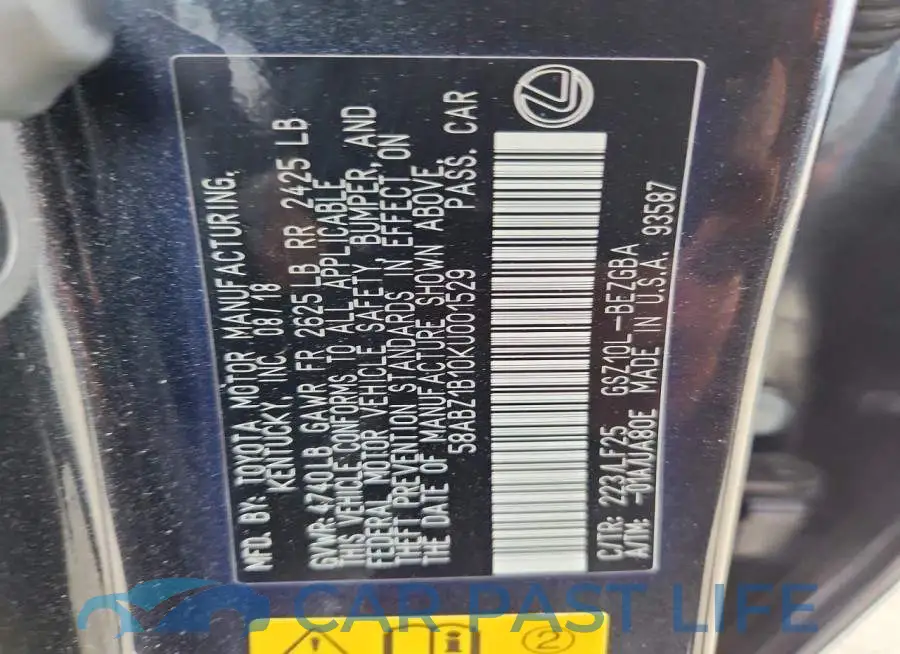 58ABZ1B10KU001529# 13