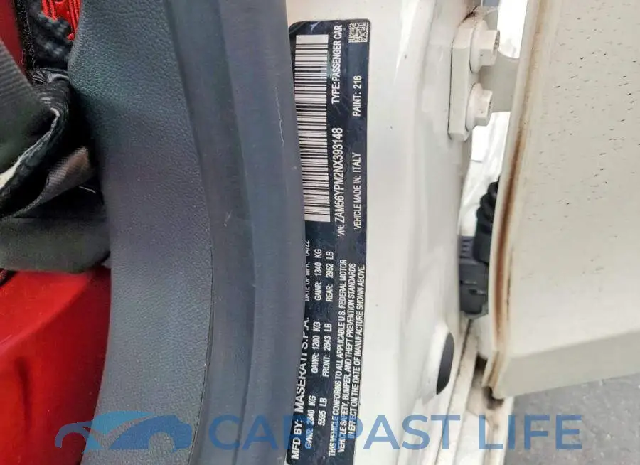 ZAM56YPM2NX393148# 12