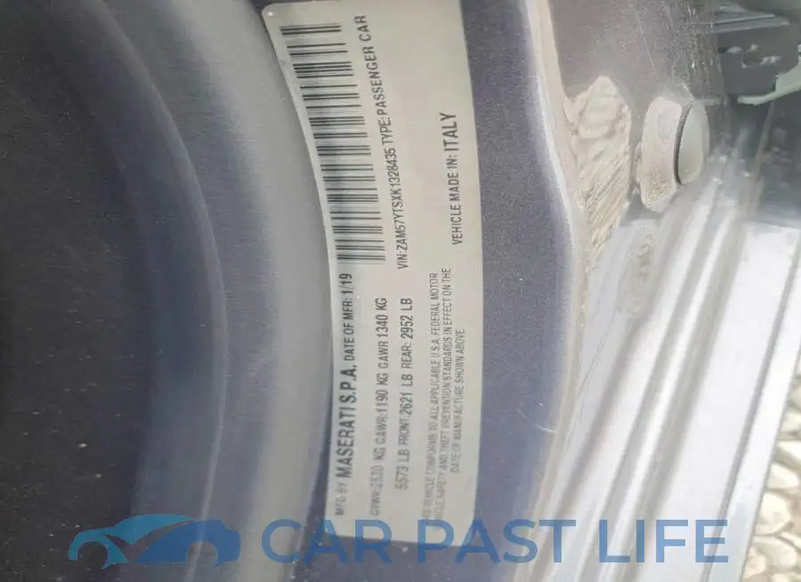 ZAM57YTSXK1328435# 12