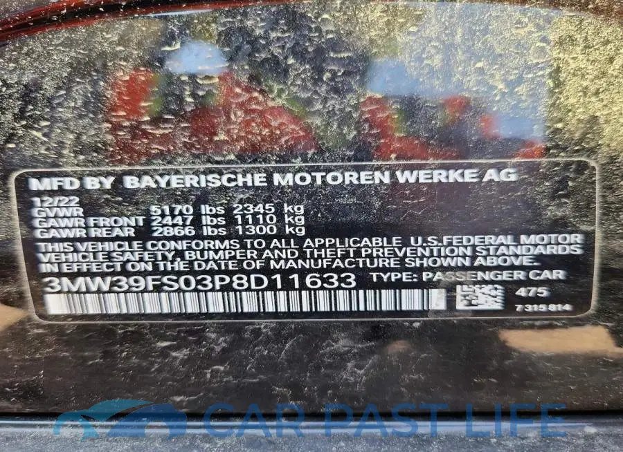 3MW39FS03P8D11633# 13