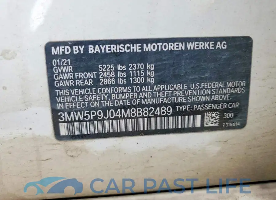 3MW5P9J04M8B82489# 12