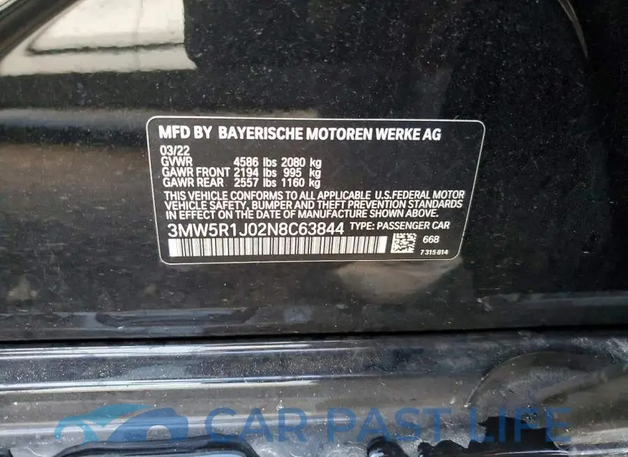 3MW5R1J02N8C63844# 12
