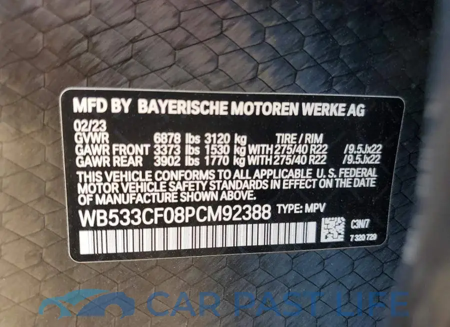 WB533CF08PCM92388# 14