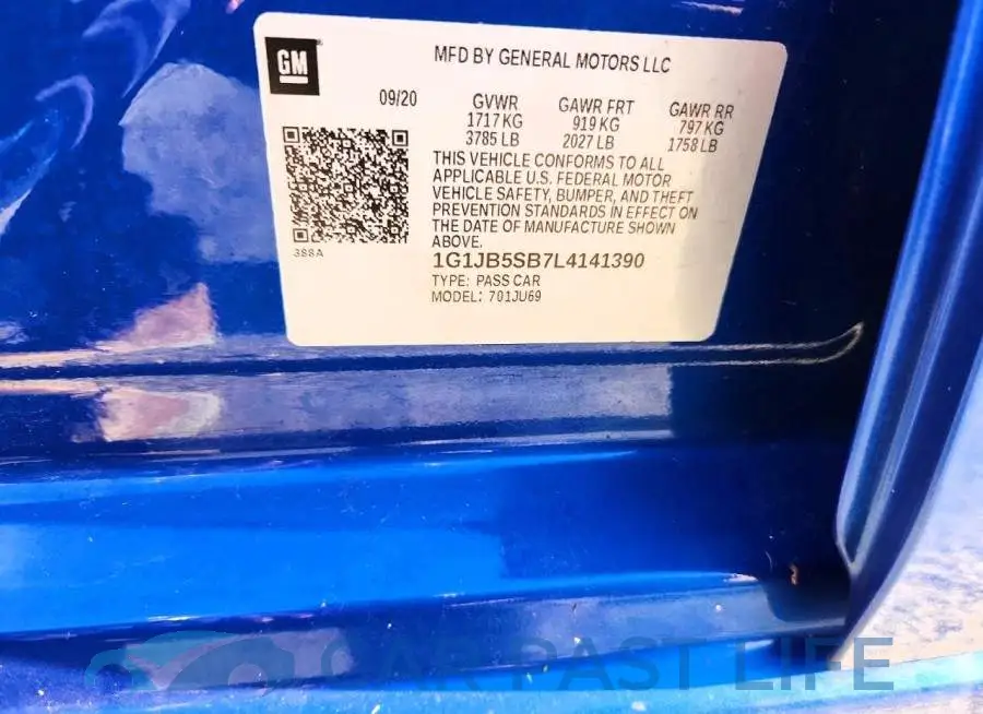 1G1JB5SB7L4141390# 12