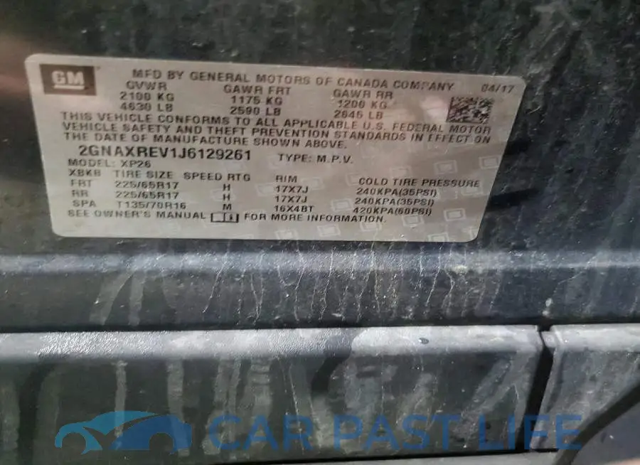 2GNAXREV1J6129261# 13
