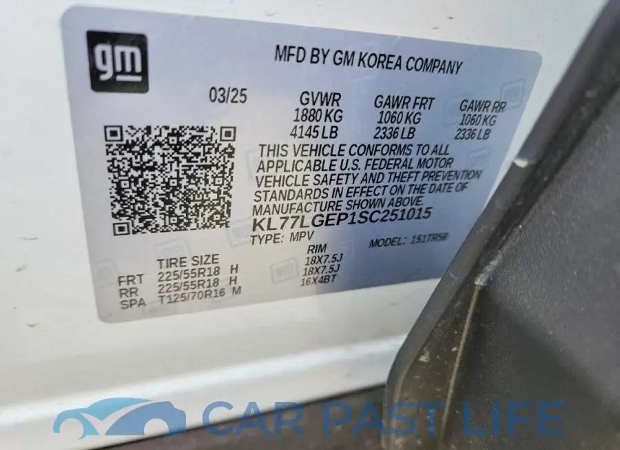 KL77LGEP1SC251015# 13