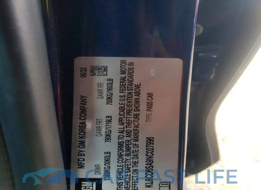 KL8CD6SA9NC027996# 13