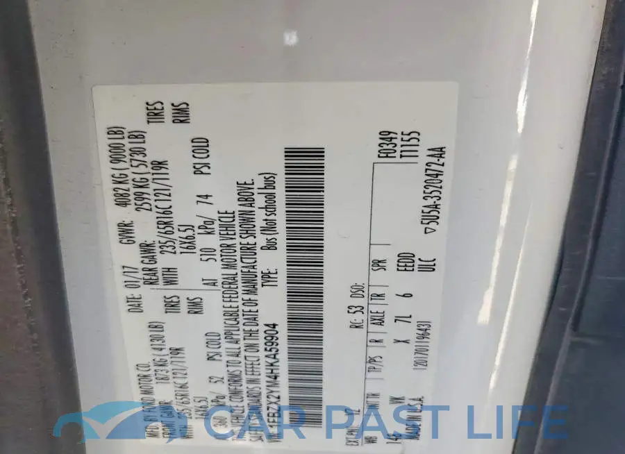 1FBZX2YM4HKA59904# 14