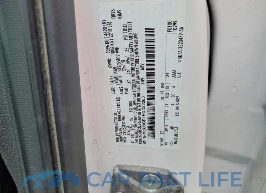 1FMCU0GD1HUD83263# 13