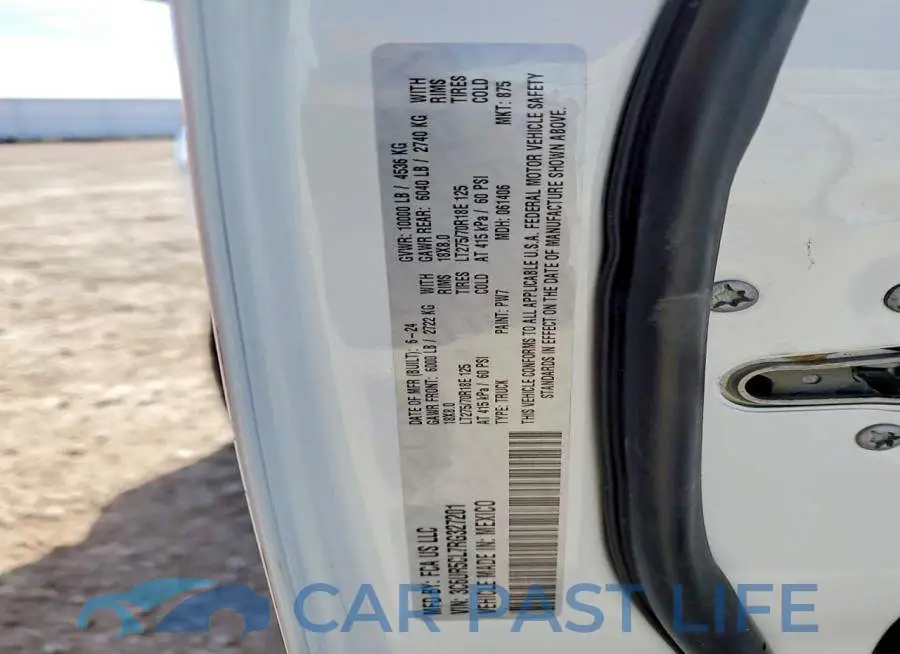 3C6UR5CL7RG327201# 12